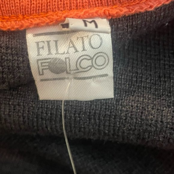 FILATO Cardigan Sweater Womens Medium Coppery Blush Bown Orange - Picture 7 of 8